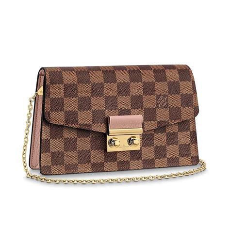 louis vuitton croisette damier ebene replica|louis vuitton croisette chain wallet.